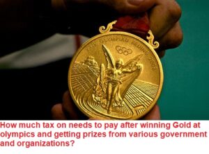 Olympic Gold - tax on rewards